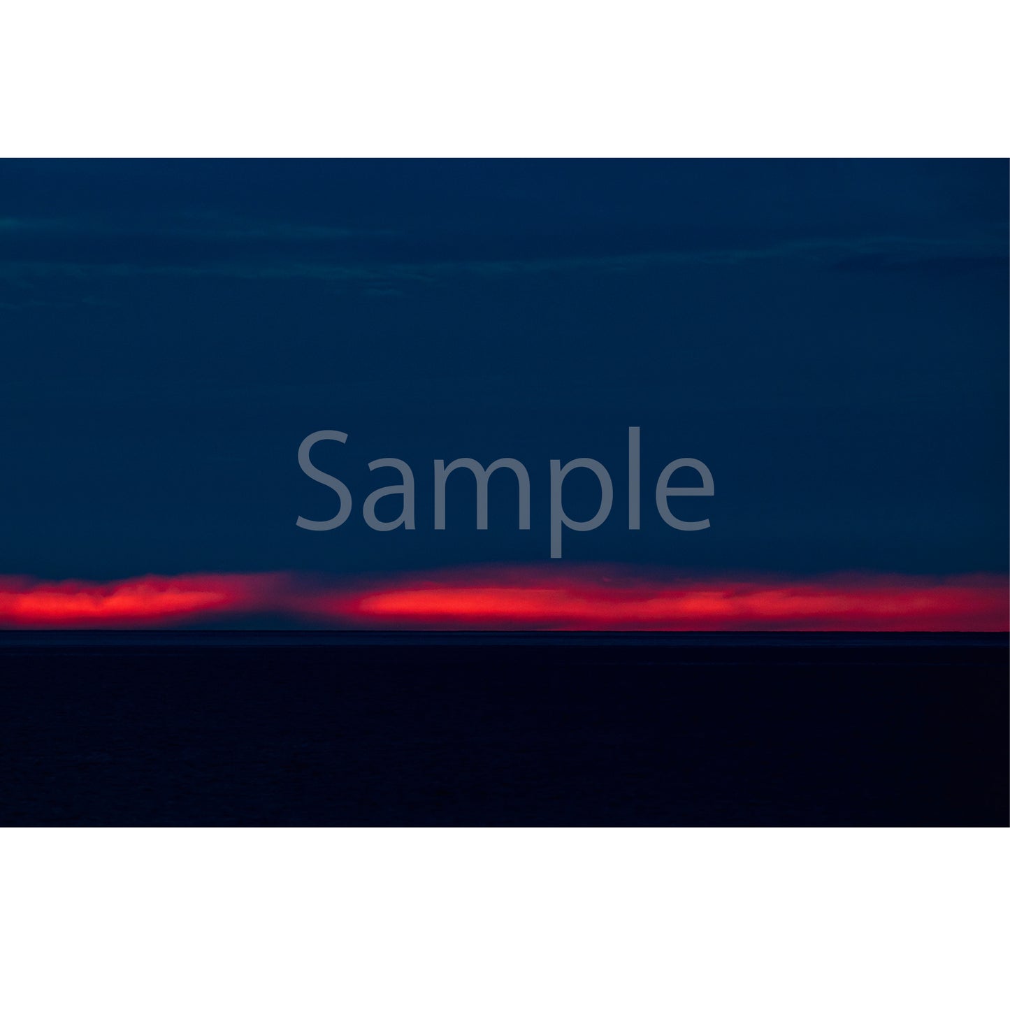 Sunset -Navy-(A3)